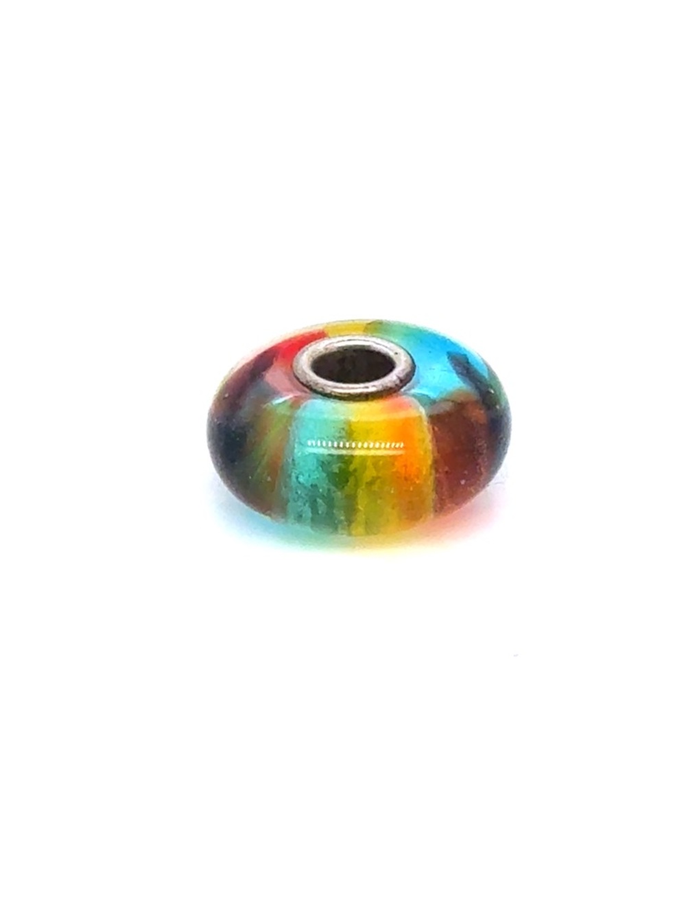 Trollbeads Rainbow Glass Bead- Rare
